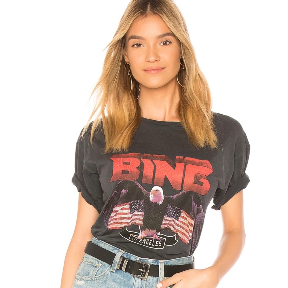Anine Bing Vintage Eagle T Shirt